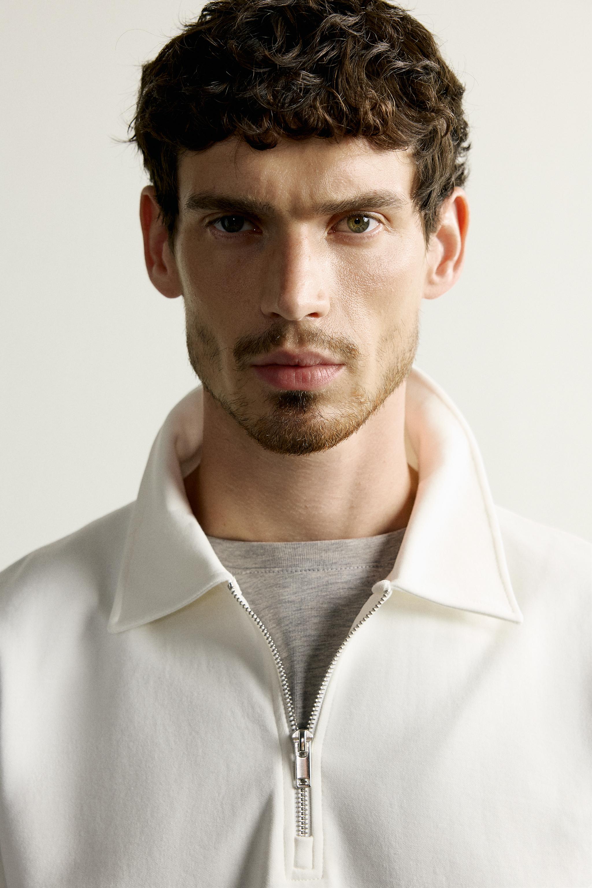 SWEAT POLO INTERLOCK ZIPPÉ